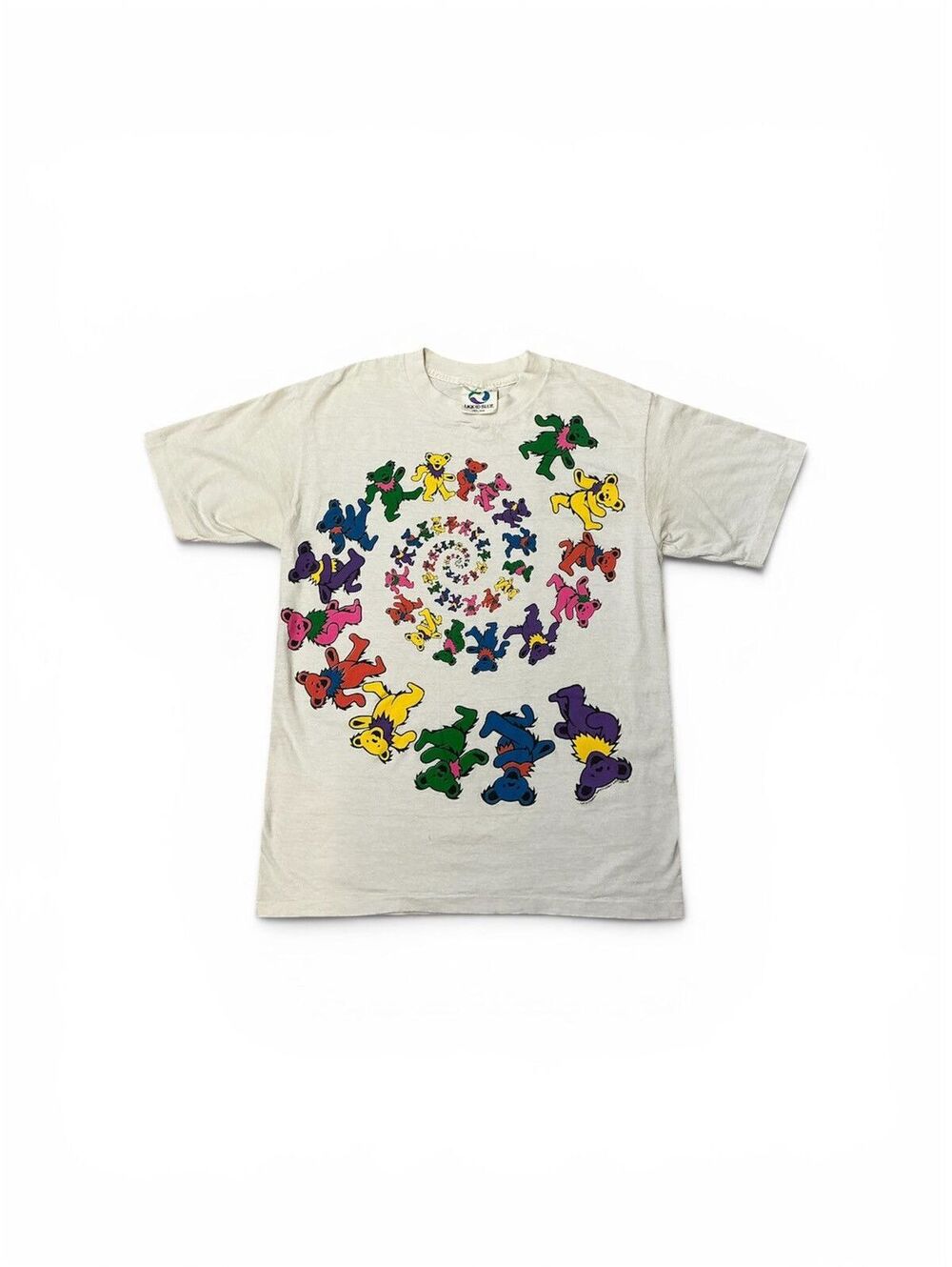 Vintage 90s Grateful Dead Spiral Bears Tee - Brockum L